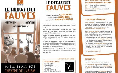 Soirée théâtre : Le repas des fauves