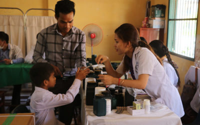 Medical check-up for Phnom Penh students