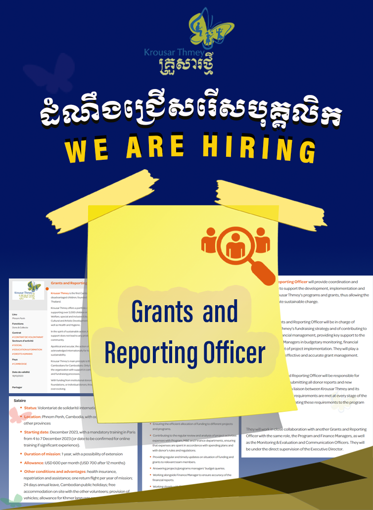 Grants And Reporting Officer Cambodia Krousar Thmey grants-and-reporting-officer-cambodia-krousar-thmey